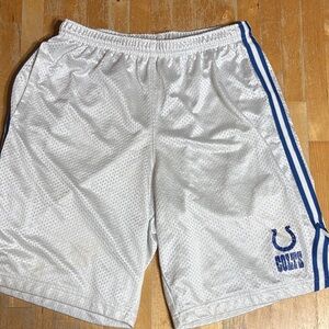 NFL Apparel Indianapolis Colts White Mesh Shorts